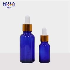 10ml 20ml 50ml Empty Round Glass Dropper Bottles For Serum Essence