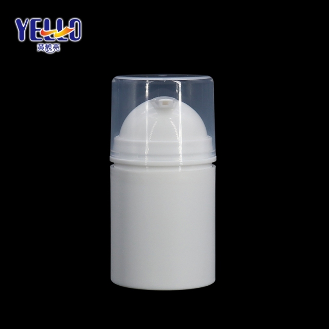 50Ml Dispenser Airless Pump Skincare Serum Bottle White
