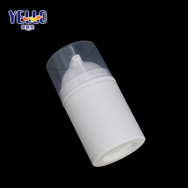 50Ml Dispenser Airless Pump Skincare Serum Bottle White
