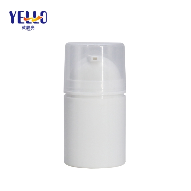 50Ml Dispenser Airless Pump Skincare Serum Bottle White