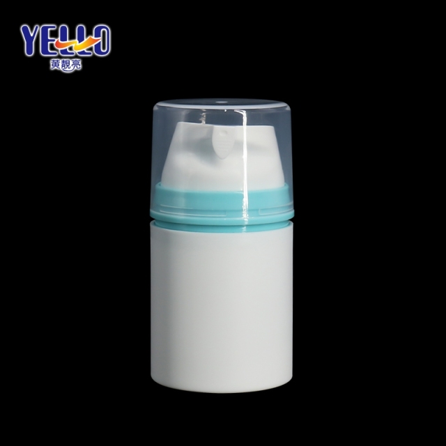 50Ml Plastic White Skin Care Airless Pump Cosmetic Bottle Wholesale