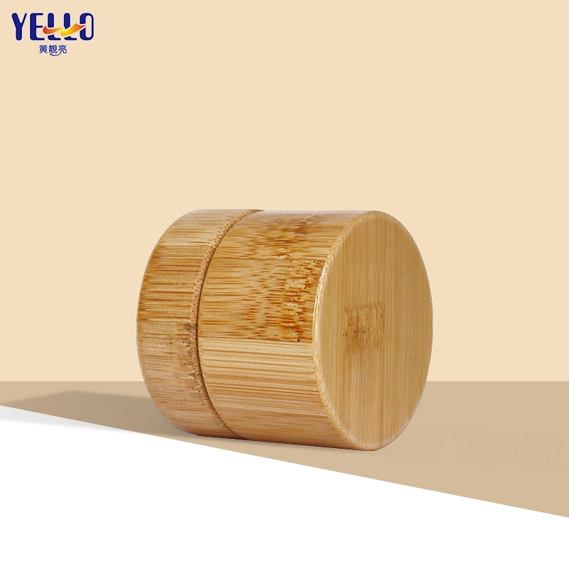 100Ml 3 Oz Bamboo Airless Vacuum Pump Lotion Bottles For Cosmetics