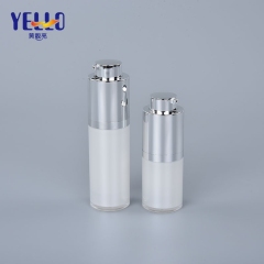 Acrylic Cosmetic Airless Vacuum Pump Bottles 15ml 30ml 1 oz 50ml