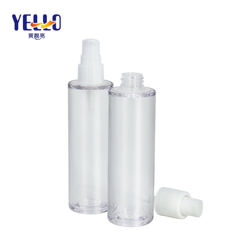 Empty PETG Plastic Skincare Sun Tan Lotion Bottle Packaging 100Ml