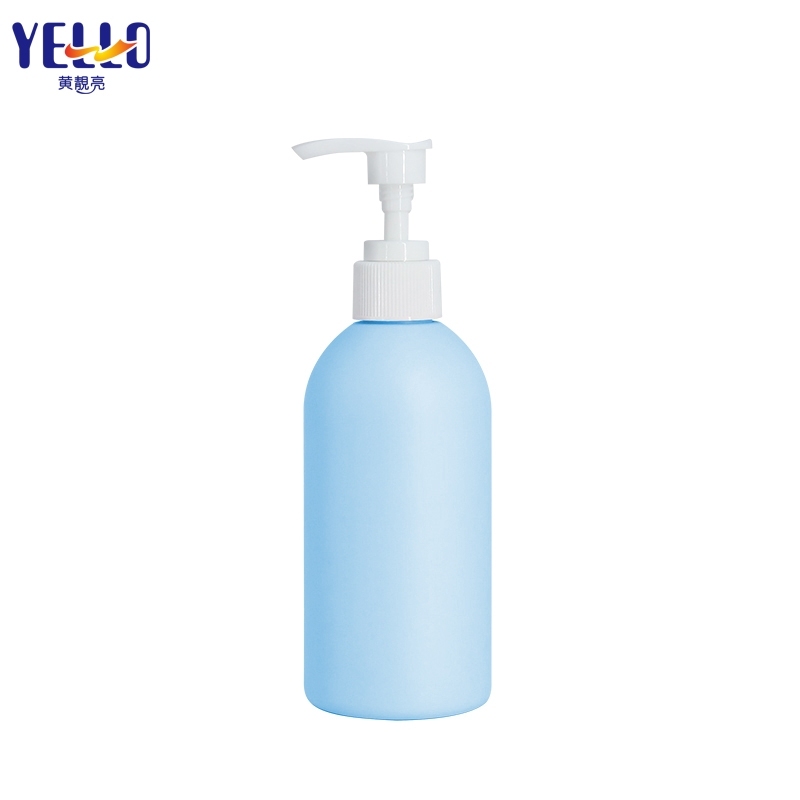 250ml Lotion Bottles With Pump Bulk / Pink PET Shampoo Bottle