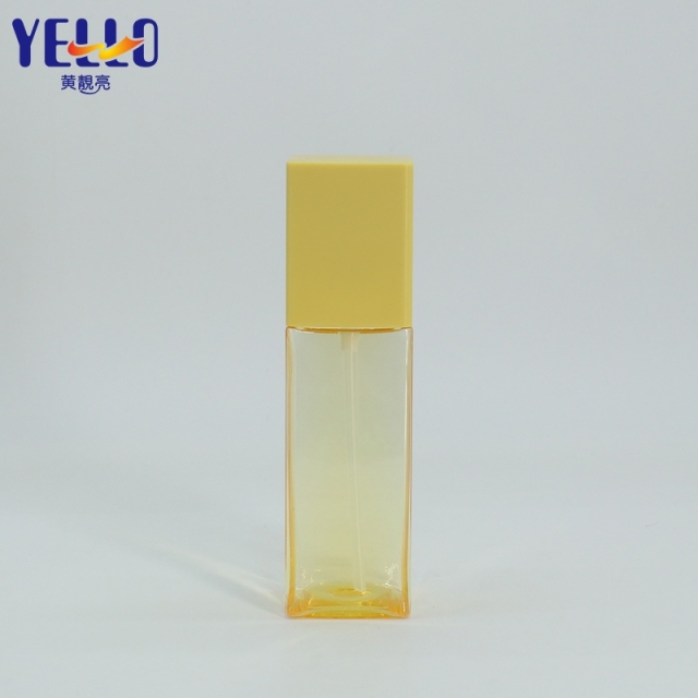 High Quality Pink Yellow Body Facial 30Ml 50Ml Square Spray Bottle