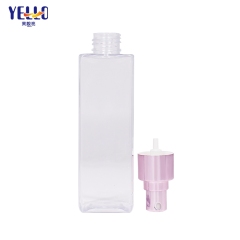 6 OZ 4 OZ Square Empty Clear Plastic Spray Bottles Wholesale For Hair