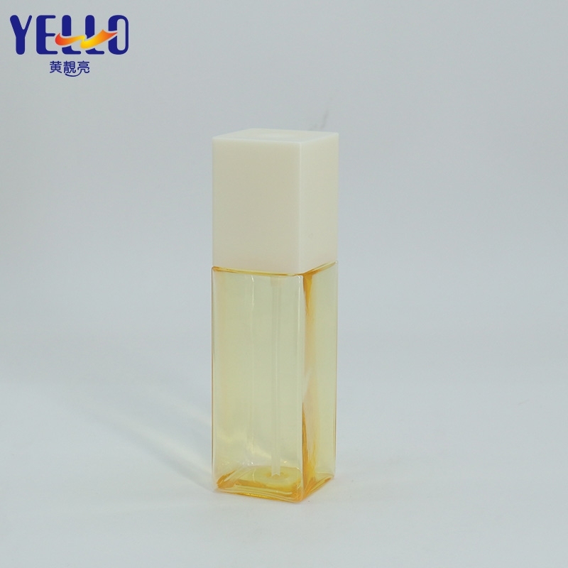 High Quality Pink Yellow Body Facial 30Ml 50Ml Square Spray Bottle