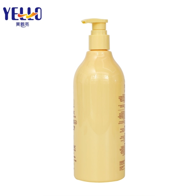 Empty Pink Black Blue Orange Yellow Shampoo Bottles 500ml With Pump