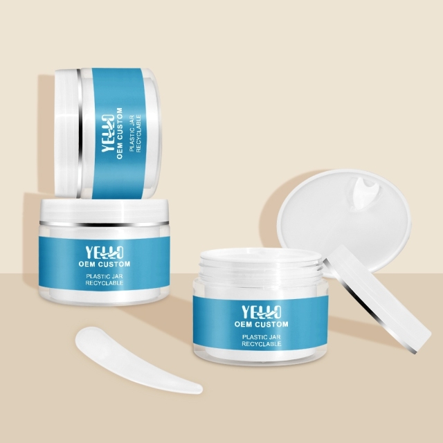 Luxury Double Wall Empty Plastic Face Cream Containers Jars Wholesale