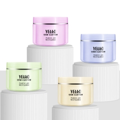 Luxury Double Wall Empty Plastic Face Cream Containers Jars Wholesale