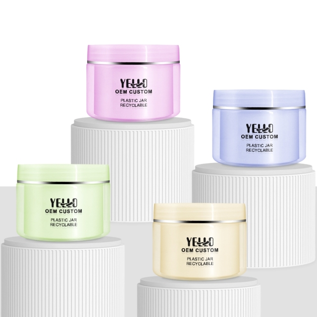 Luxury Double Wall Empty Plastic Face Cream Containers Jars Wholesale