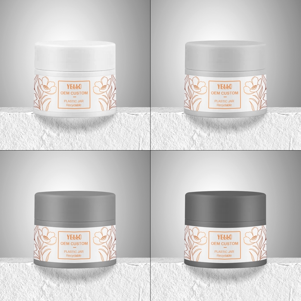 Empty Pp Plastic Lotion Jars Face Cream Jar Pink 5G 10G 20G 50G
