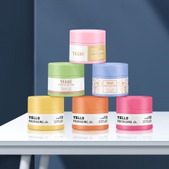 Empty Pp Plastic Lotion Jars Face Cream Jar Pink 5G 10G 20G 50G