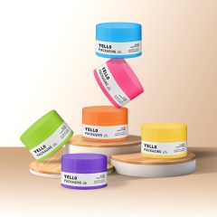 Empty Pp Plastic Lotion Jars Face Cream Jar Pink 5G 10G 20G 50G