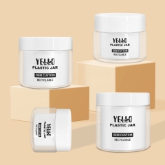 Luxury Double Wall Empty Plastic Face Cream Containers Jars Wholesale