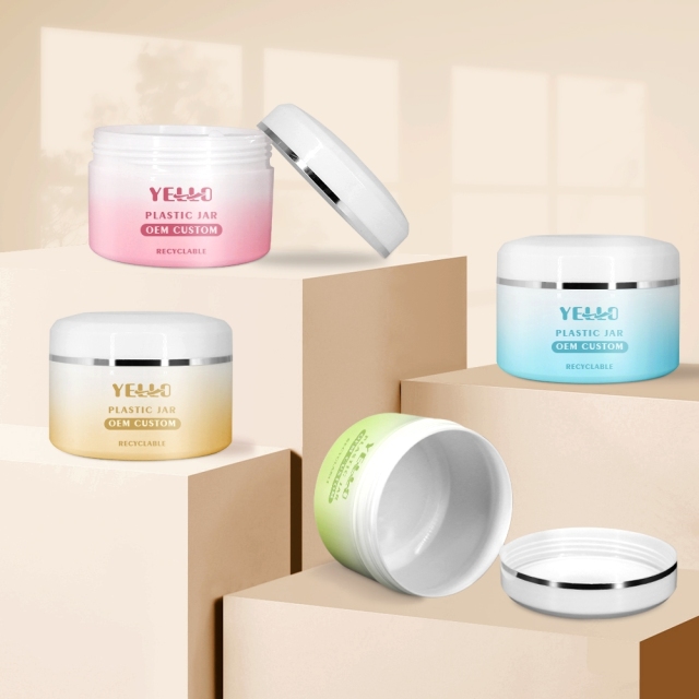 Luxury Dome Fancy Pink Colored Cosmetic Pot Cream Jars Wholesale