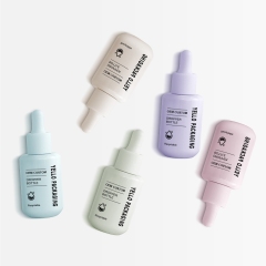 30Ml Boston Round Hair Oil Cosmetic Dropper Serum Bottles With Pipette