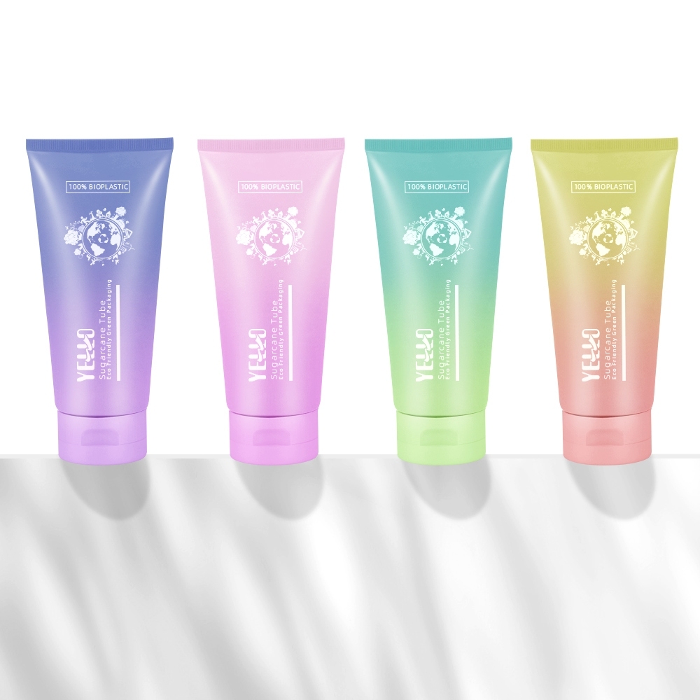Squeeze Bioplastic 100% Sugarcane Plastic Cosmetic Tubes Packaging