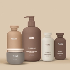 Botellas redondas de champú para bebés Boston, botellas de loción corporal HDPE rosa verde