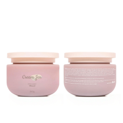 Eco Friendly Empty Round Matte Container 8Oz 250Ml Plastic Cosmetic Butter Jar With Screw Cap for Body Scrub