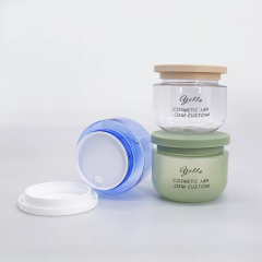 Eco Friendly Empty Round Matte Container 8Oz 250Ml Plastic Cosmetic Butter Jar With Screw Cap for Body Scrub