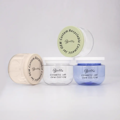 Eco Friendly Empty Round Matte Container 8Oz 250Ml Plastic Cosmetic Butter Jar With Screw Cap for Body Scrub