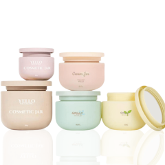 Eco Friendly Empty Round Matte Container 8Oz 250Ml Plastic Cosmetic Butter Jar With Screw Cap for Body Scrub