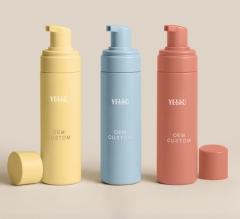 Wholesale Custom 120Ml 150Ml 5 Oz Pink Mousse Foam Pump Bottle