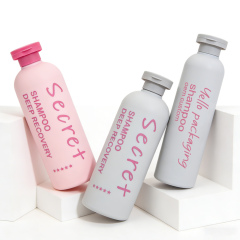 Leak-proof Empty Round Soft Squeeze Plastic 200ml 250ml 400ml 500ml Pump Bottles for Shampoo Body Lotion Conditioner Shower Gel