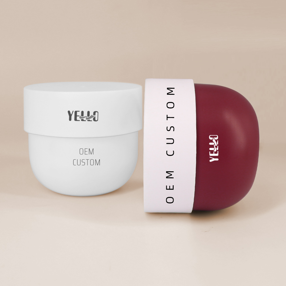 Wholesale Custom Matte 100g 150g 200g 250g 300g 500g PP Plastic Hair Conditioner Body Scrub Butter Container Lotion Cosmetic Cream Jars With Lids