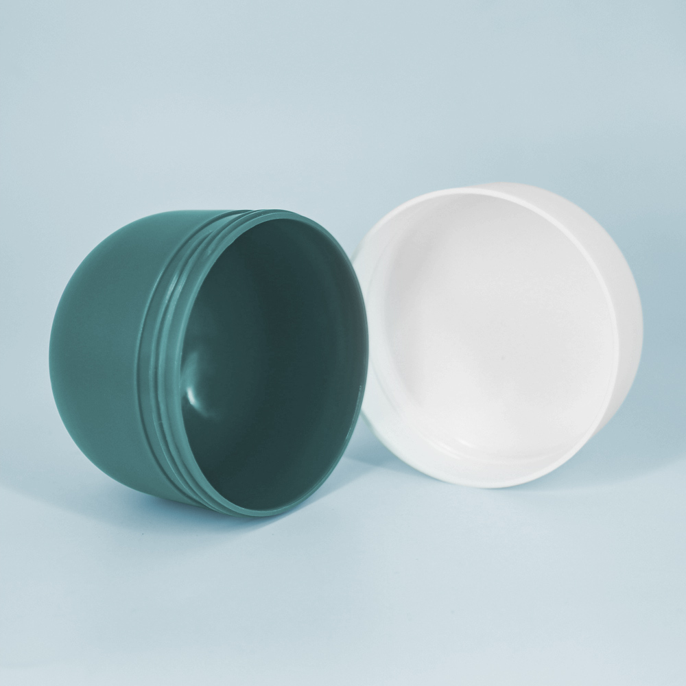 Wholesale Custom Matte 100g 150g 200g 250g 300g 500g PP Plastic Hair Conditioner Body Scrub Butter Container Lotion Cosmetic Cream Jars With Lids