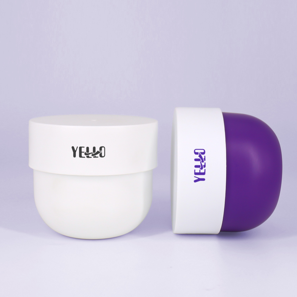 Wholesale Custom Matte 100g 150g 200g 250g 300g 500g PP Plastic Hair Conditioner Body Scrub Butter Container Lotion Cosmetic Cream Jars With Lids