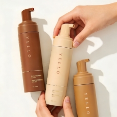 Comercio al por mayor Custom 120Ml 150Ml 5 Oz Botella de bomba de espuma de mousse rosa