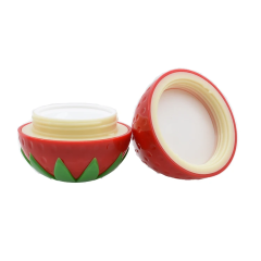 Wholesale Refillable Custom 30g Cute Fruit Apple Shape Plastic Empty Cosmetic Jar Body Butter Containers Packaging for Baby Skincare