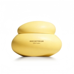 Screw Top Empty PET Plastic Cosmetics Skin Care Face Mask & Eye Cream Jar with Custom Logo