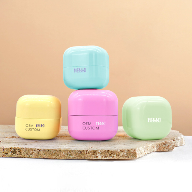 Oem Cosmetic Body Butter Jars 5g 10g 30g 50g Plastic Square Face Cream Container for Skincare Packaging