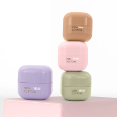 Oem Cosmetic Body Butter Jars 5g 10g 30g 50g Plastic Square Face Cream Container for Skincare Packaging