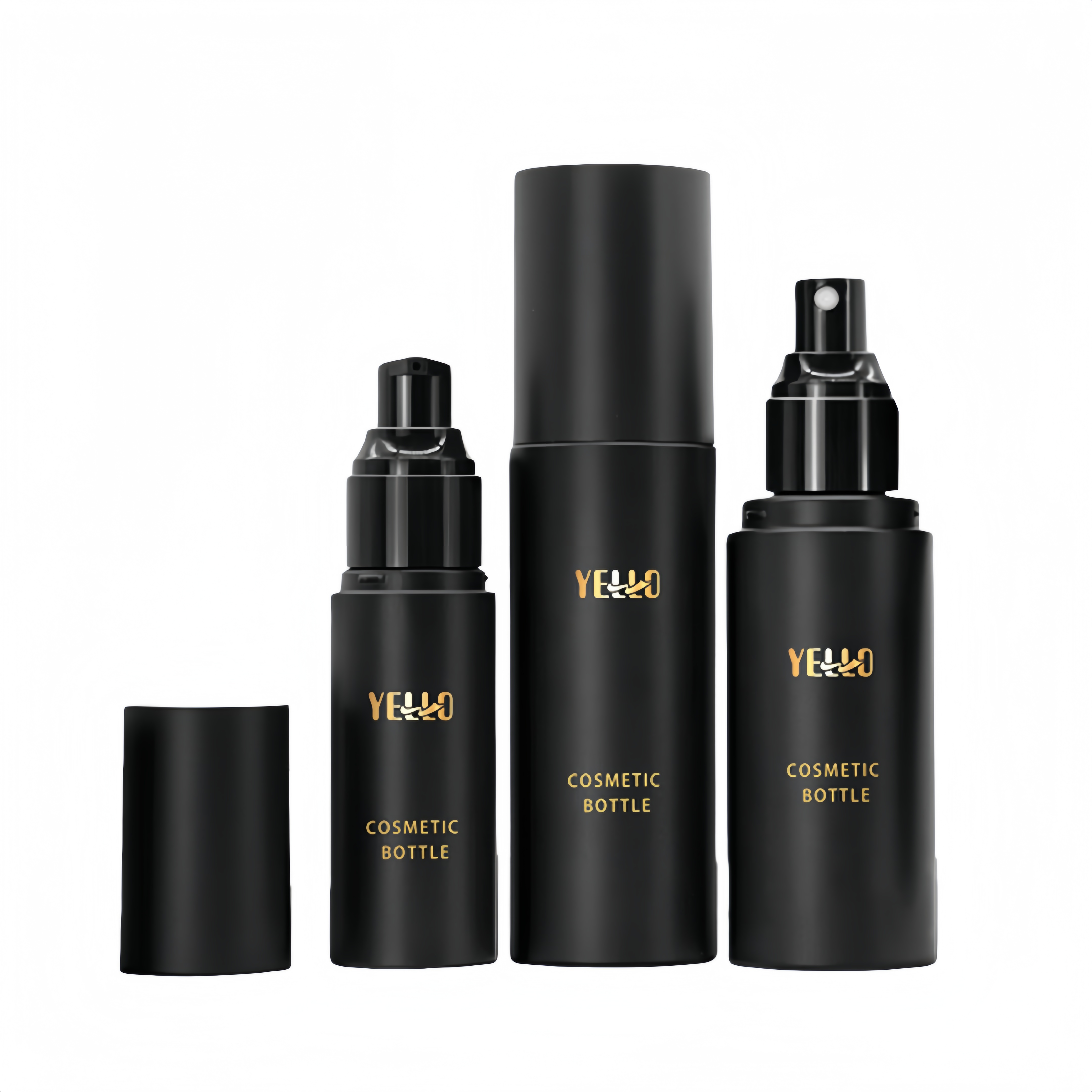 Custom Empty White Black Pink PET Plastic Hair Body Face Cosmetic Fine Mist Pump Spray Bottle 30ml 50ml 60ml 100ml 120ml 150ml