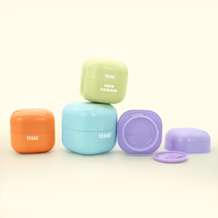 Oem Cosmetic Body Butter Jars 5g 10g 30g 50g Plastic Square Face Cream Container for Skincare Packaging