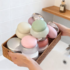 Screw Top Empty PET Plastic Cosmetics Skin Care Face Mask & Eye Cream Jar with Custom Logo