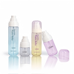 PET Luxury Refillable 30ml 50ml 80ml 100ml Fine Mist Cosmetic Spray Bottle for Facial Toner Hair Body Skincare Packaging