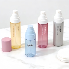 PET Luxury Refillable 30ml 50ml 80ml 100ml Fine Mist Cosmetic Spray Bottle for Facial Toner Hair Body Skincare Packaging