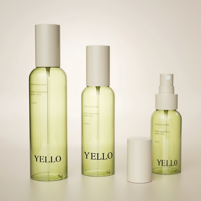 Multi Volume 100ml 150ml PET Round Body Fine Mist Spray Bottle Custom Body Lotion Bottle for Cosmetic Packaging