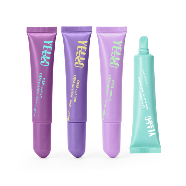 Beauty Customized Logo Cosmetic Plastic PE Squeeze Lipstick Tubes Packaging for Personal Brand Eye Cream Lotion Serum