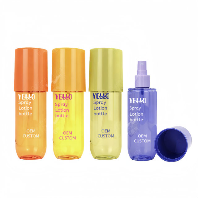 OEM Luxury Empty Custom 60ml 90ml 250ml Plastic Body Fine Mist Spray Bottle for Cosmetic Packaging