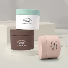 Wholesale Luxury Custom Plastic Cosmetic Cream Jars with Lids for Body Butter Face Cream Personal Brand