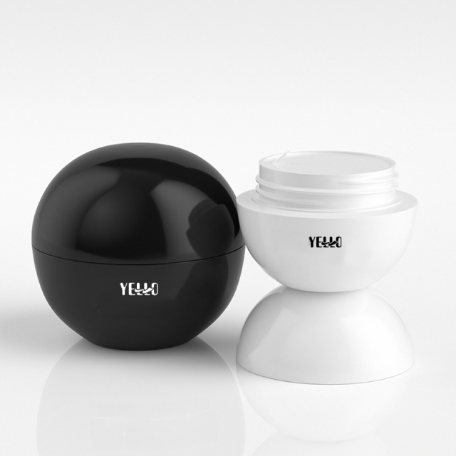Refillable 30g 50g Screw Flip Cap Cream Bottles Cosmetics Plastic Clear Hair Mask Body Scrub Skincare Cream Jar with Lids