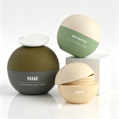 Refillable 30g 50g Screw Flip Cap Cream Bottles Cosmetics Plastic Clear Hair Mask Body Scrub Skincare Cream Jar with Lids