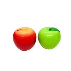 Custom 30g Cute Fruit Apple Shape Plastic Empty Cosmetic Jar Body Butter Containers Packaging for Baby Skincare